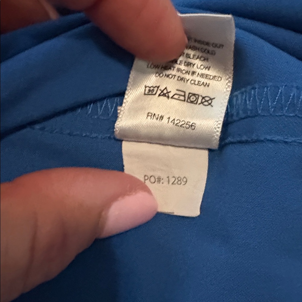Figs Royal Blue Catarina Women’s Scrub Top Small - Picture 3 of 4